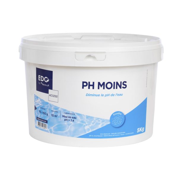 PH-MOINS GRANULÉS - PH MINUS seau de 5kg - EDG ACCESS