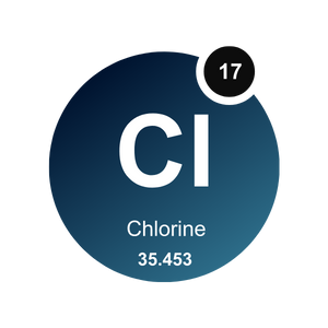 Chlore chlorine élément table périodique blog EDG By Aqualux