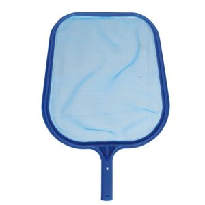 Manche Ajustable Épuisette Piscine AREBOS Télescopique 1.20-1.90m - Filet Plat à Mailles Serrées 40x40cm Balai Piscine