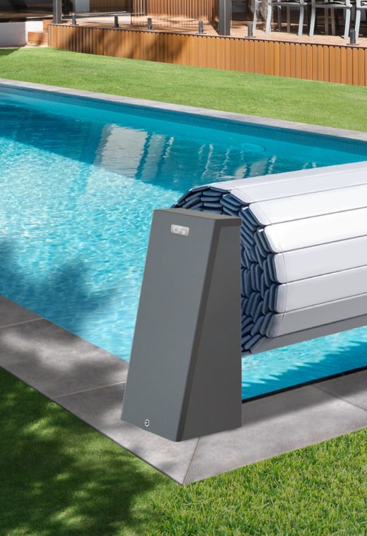 Volet piscine sur mesure serie Alu marque CF