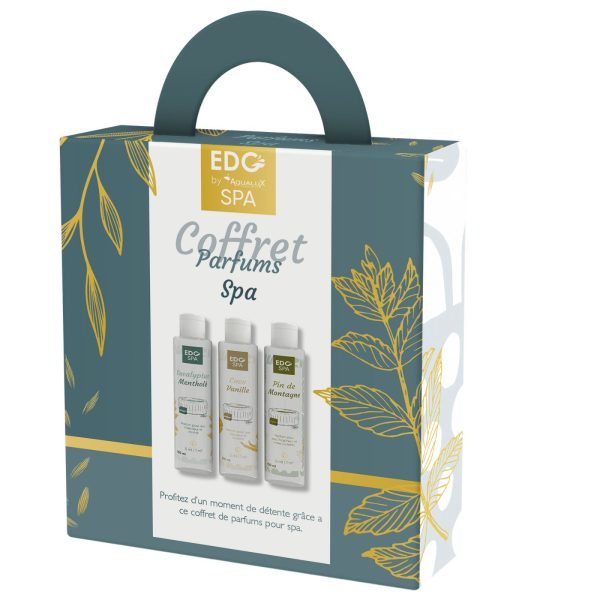 KIT PARFUMS POUR SPA. 3 BOUTEILLES DE 100 ML : COCO VANILLE, EUCALYPTUS, PIN – Image 2