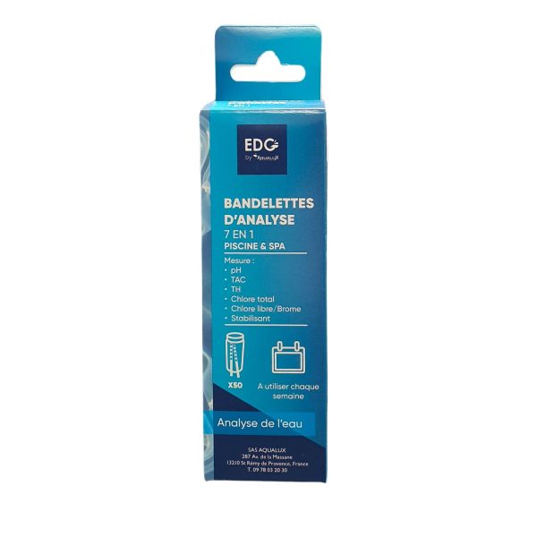 Bandelettes 6 en 1 ph/tac/cl/cltot/brome/stab/thdurete, le pot – Image 6
