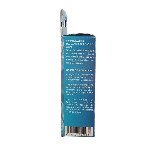 Bandelettes 6 en 1 ph/tac/cl/cltot/brome/stab/thdurete, le pot – Image 8