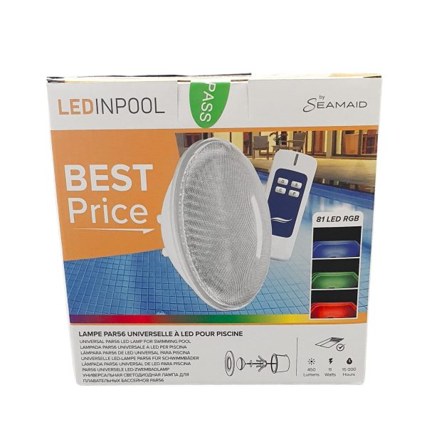 Lampe LED par56 standard best price 81 LED RGB + télécommande – Image 7