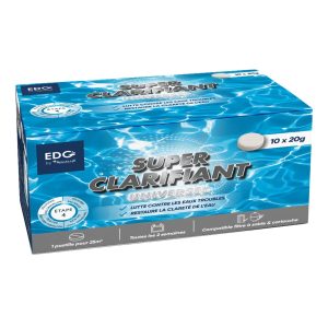 Super clarifiant universel 200g EDG BY AQUALUX ? 10 pastilles 20g